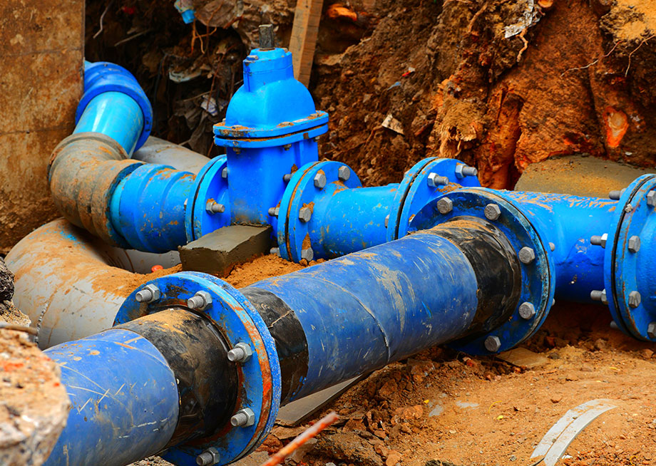 Sewer Line Replacement in August