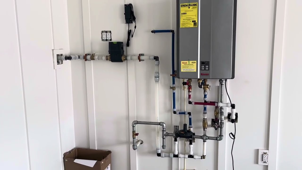 Tankless Water Heater Installation in August